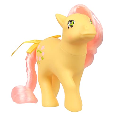 Blümchen Classic Pony, My Little Pony, Basic Fun, 35287, sammelbares Vintage-Pferde-Spielzeug für Kinder, Einhorn-Spielzeug für Jungen und Mädchen ab 3 Jahren von Basic Fun