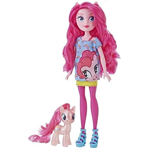 My Little Pony Equestria Girls Through The Mirror Pinkie Pie – 27,9 cm Modepuppe mit rosa Pony-Figur, abnehmbarem Outfit und Schuhen, ab 5 Jahren von My Little Pony
