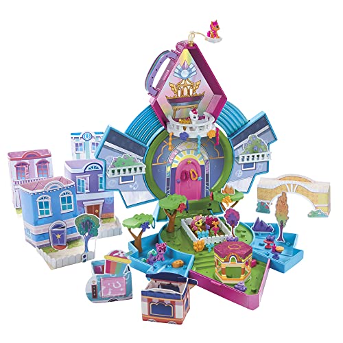 My Little Pony Mini World Magic Mini-Kristallspielhaus, Spielset mit 5 Sammelfiguren, für Kinder ab 5 Jahren von Hasbro