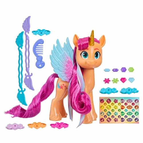My Little Pony – Mit Huf und Herz Regenbogen-Haarstyles Sunny Starscout, (15 cm) mit Haarstyling-Accessoires, Multi, F3873 My Little Pony – Mit Huf und Herz Regenbogen-Haarstyles Sunny Starscout, (15 cm) mit Haarstyling-Accessoires, Multi, F3873 von My Little Pony