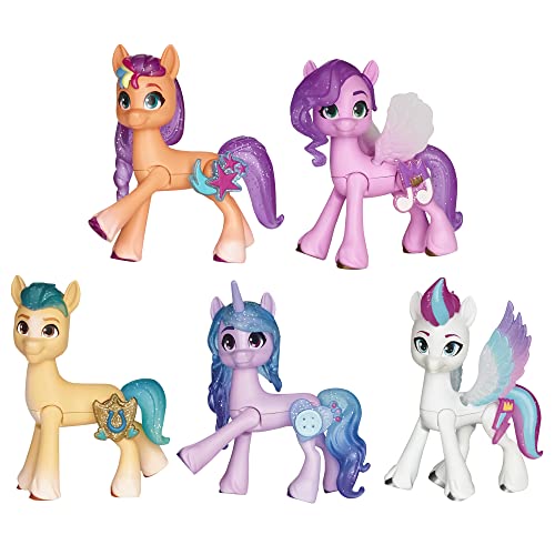 My Little Pony Mane 5 Freundschaftsset, Sammelset mit 5 Ponyfiguren, Geschenk für Kinder ab 3 Jahren von My Little Pony