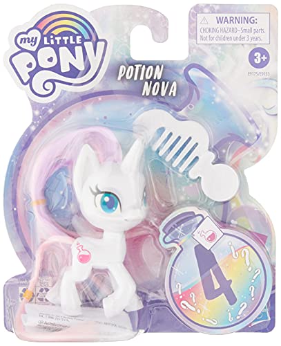 My Little Pony Potion Nova Potion Pony Figure -- 3" White Pony Toy with Brushable Hair, Comb, & 4 Surprise Accessories von My Little Pony