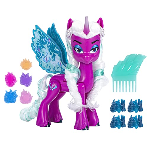 My Little Pony Puppen Opaline Arcana Wing Surprise, 5 Zoll Spielzeug Alicorn mit Zubeh r, Spielzeug f r 5 Jahre alte M dchen und Jungen von My Little Pony
