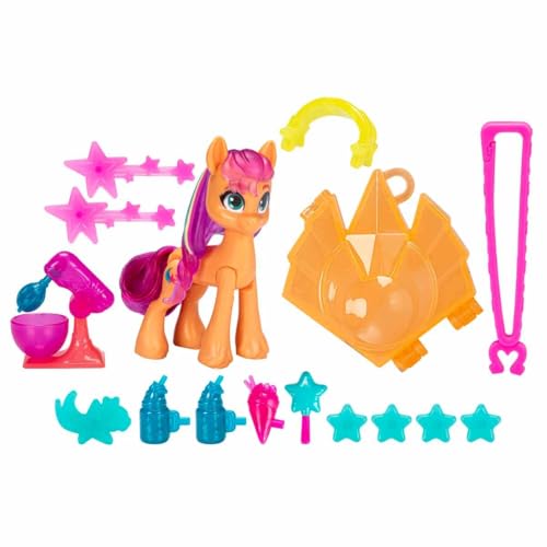 My Little Pony – Entdecke Dein Ponyfunkeln Schönheitsfleck-Magie Sunny Starscout, 7,5 cm großes Hoof to Heart Pony, ab 5, F5250, Multi von My Little Pony