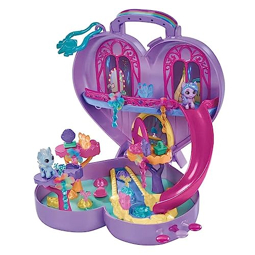 My Little Pony Mini World Magic Compact Creation Bridlewood Wald Spielzeug – Portables Spielset mit Izzy Moonbow Pony für Kinder ab 5 Jahren, Multicolored von My Little Pony