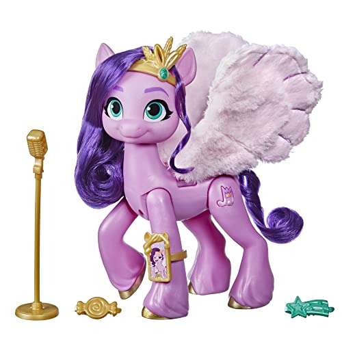 My Little Pony, A New Generation Musikstar Pipp Petals, 15 cm großes, pinkfarbenes Pony, spielt Musik, Spielzeug für Kinder ab 5 Jahren von My Little Pony