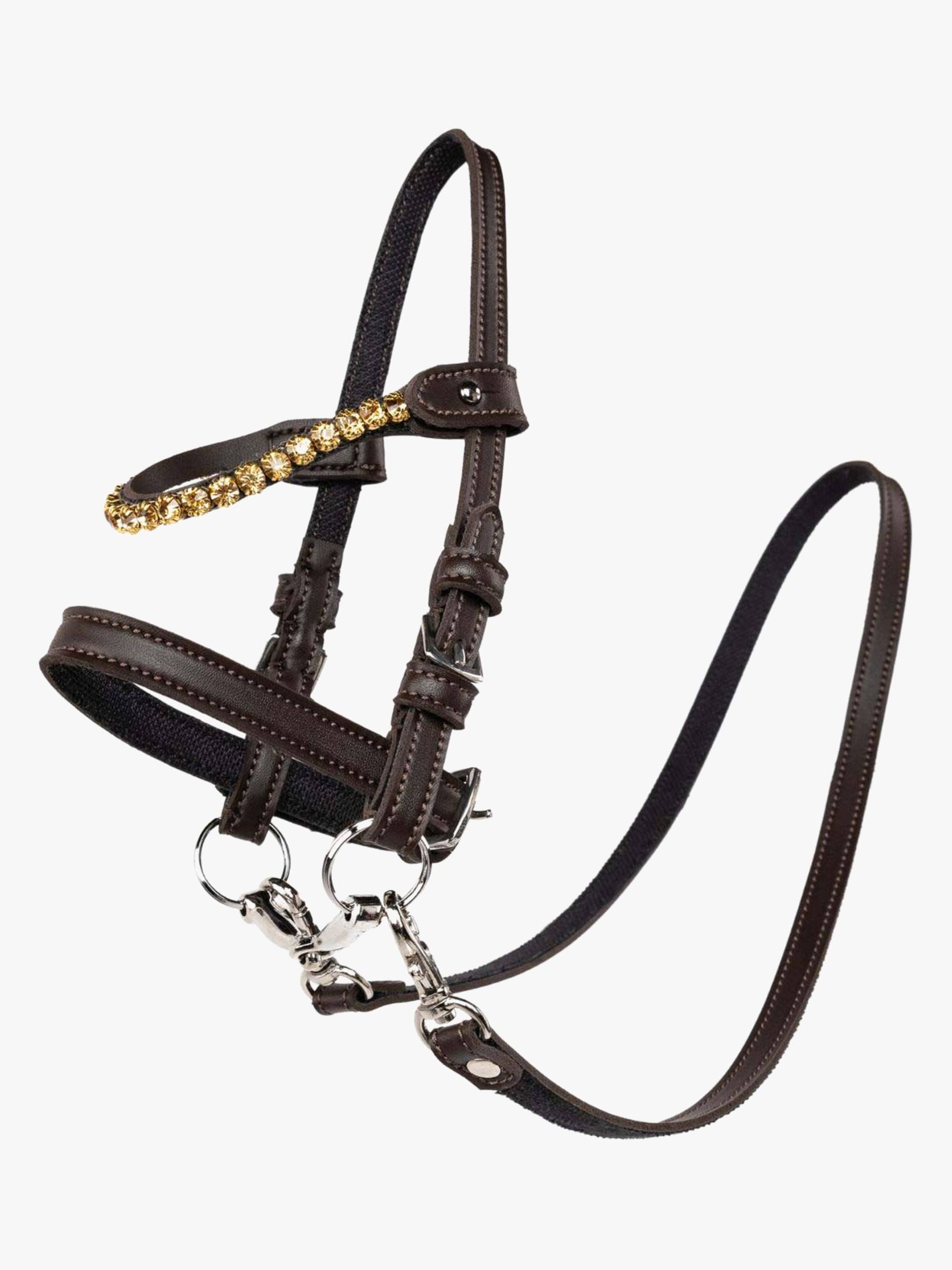 My Hobby Horse Zaumzeug mit Goldsteinen, Braun von MyHobbyHorse