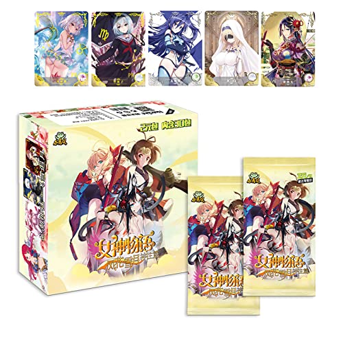 McKona Anime Card Anime Karten Anime Sammelkarten Booster Goddess Story Anime Trading Cards Booster Box Waifu Card Goddess Story TCG CCG Card Anime Girls Trading Cards 1/2Yuan Package Series von MyOuch