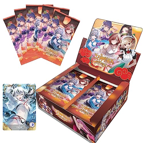 Booster Goddess Story Neuester Booster 2023 150/180PCS Booster Box Waifu Card Goddess Story TCG CCG Card Anime Girls Trading Cards 1/2Yuan Package Series (NS-1-8) von MyOuch