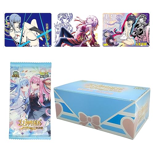Booster Goddess Story Neuester Booster 2023 72PCS Booster Box Waifu Card Goddess Story TCG CCG Card Anime Girls Trading Cards 5Yuan Package Series (NS-5-6) von MyOuch