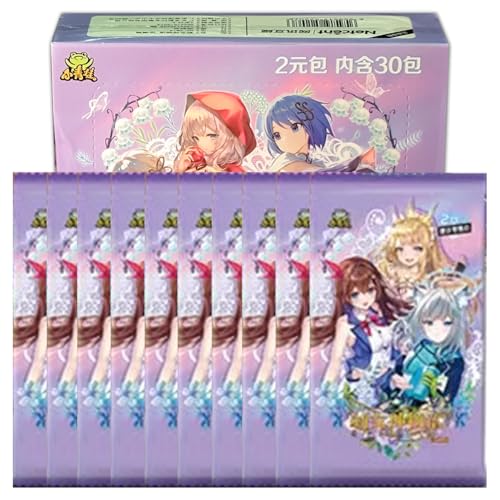 Goddess Story, 2025 2 Yuan The Latest Now Styles，50 Cards/Box,Anime Girls，Beautiful and Elegant，Collectible Card Suit Series (10-Packs) von MyOuch