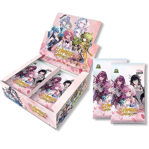 Goddess Story Waifu Cards Anime Trading Cards - Goddess Story TCG CCG Booster Box - Anime-Sammelkarten (180 Karten) (NS2-10) von MyOuch