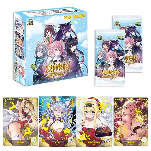 Goddess Story Waifu Cards Anime Trading Cards - Goddess Story TCG CCG Booster Box - Anime-Sammelkarten (180 Karten) (NS2-5) von MyOuch