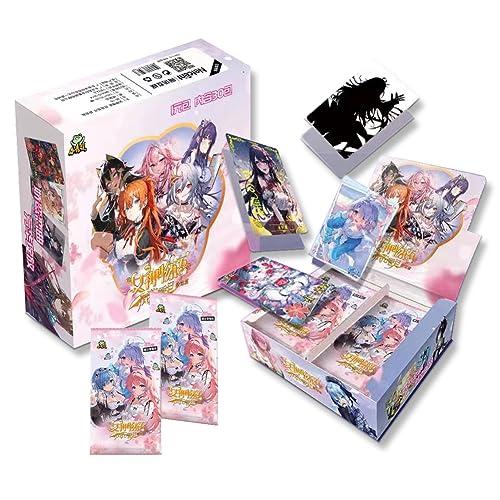 Goddess Story Waifu Cards Booster Box 180 Stück TCG Booster Box Anime Girls Trading Tickets 2 Yuan Offizielles Deck Series Pack für Kartenspiel oder Album von MyOuch