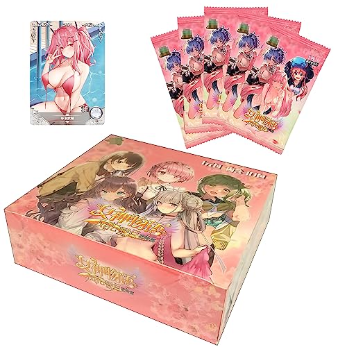 MyOuch Waifu Card Goddess Story TCG CCG Booster Box Game Anime Girls Trading Card Booster Lucky Beauty Goddess Cards Goddess Tale Cherish-Serie (NS1-7) von MyOuch