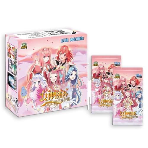 Waifu Card Goddess Story TCG CCG Booster Box Game Anime Girls Trading Card Booster Lucky Beauty Goddess Cards Goddess Tale Cherish-Serie (NS1-3) von MyOuch