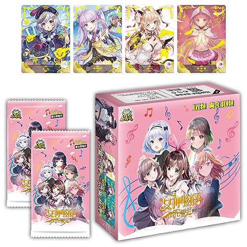 Waifu Card Goddess Story TCG CCG Booster Box Game Anime Girls Trading Card Booster Lucky Beauty Goddess Cards Goddess Tale Cherish-Serie (NS1-5) von MyOuch