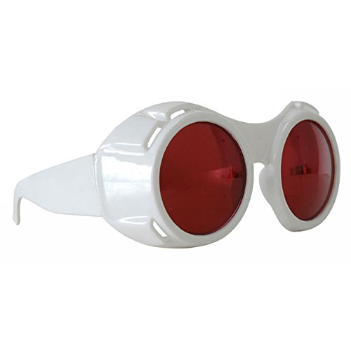 MyPartyShirt Willy Wonka Sonnenbrille für Erwachsene, Hyper Vision, Weiß von MyPartyShirt