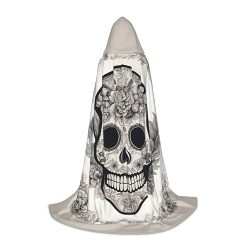 Mexikanischer Totenkopf-Druck, Unisex, mit Kapuze, bequem, Gothic, Halloween, Cosplay, Karneval, Vampir-Themen Mexikanischer Totenkopf-Druck, Unisex, mit Kapuze, bequem, Gothic, Halloween, Cosplay, Karneval, Vampir-Themen von MyPiky