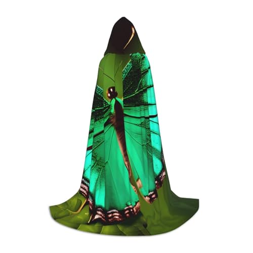MyPiky Farbenfroher Schmetterlings-Druck, Unisex, mit Kapuze, bequem, Gothic, Halloween, Cosplay, Karneval, Vampir-Themen MyPiky Farbenfroher Schmetterlings-Druck, Unisex, mit Kapuze, bequem, Gothic, Halloween, Cosplay, Karneval, Vampir-Themen von MyPiky