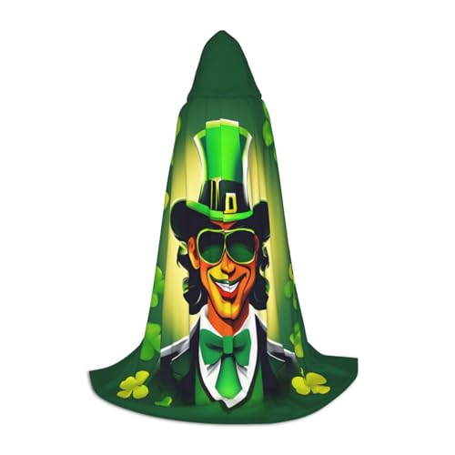 MyPiky Happy St. Patrick's Day Aufdruck, Unisex, mit Kapuze, bequem, Gothic, Halloween, Cosplay, Karneval, Vampir-Themen MyPiky Happy St. Patrick's Day Aufdruck, Unisex, mit Kapuze, bequem, Gothic, Halloween, Cosplay, Karneval, Vampir-Themen von MyPiky