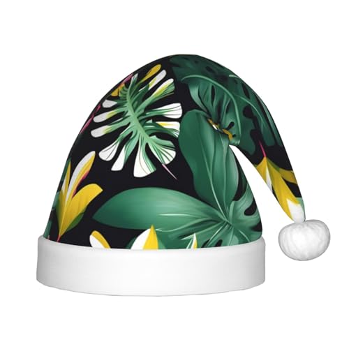 MyPiky Hawaiianischer Weihnachtsmannhut mit tropischen Blättern und Blumen für Kinder und Jungen Mädchen MyPiky Hawaiianischer Weihnachtsmannhut mit tropischen Blättern und Blumen für Kinder und Jungen Mädchen von MyPiky