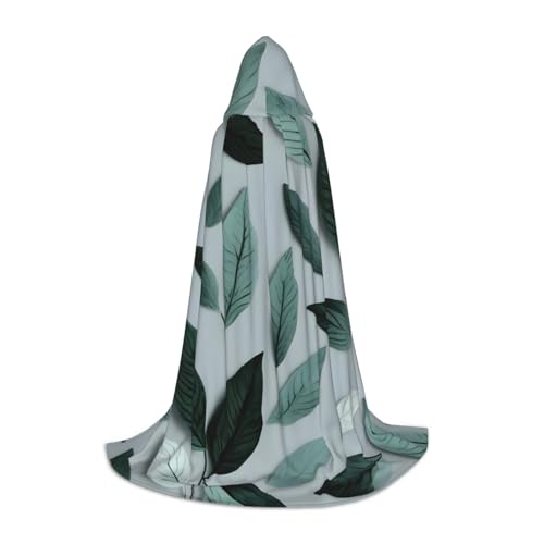 MyPiky Unisex-Kapuzenumhang mit Blattmuster, Mintgrau, bequem, Gothic, Halloween, Cosplay, Karneval, Vampir-Themen MyPiky Unisex-Kapuzenumhang mit Blattmuster, Mintgrau, bequem, Gothic, Halloween, Cosplay, Karneval, Vampir-Themen von MyPiky