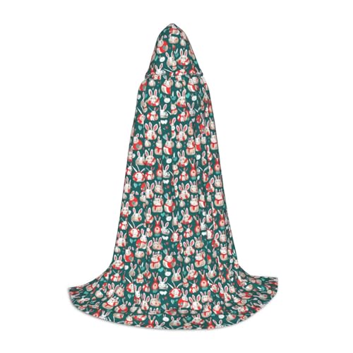 MyPiky Unisex Kapuzenumhang mit Hasen-Motiv, bequem, Gothic, Halloween, Cosplay, Karneval, Vampir-Themen MyPiky Unisex Kapuzenumhang mit Hasen-Motiv, bequem, Gothic, Halloween, Cosplay, Karneval, Vampir-Themen von MyPiky