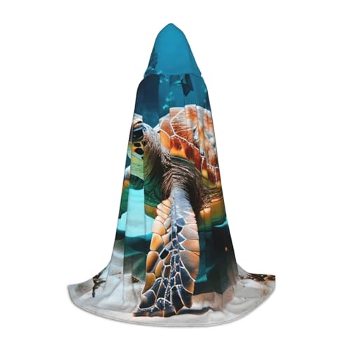 MyPiky Unisex-Kapuzenumhang mit Meeresschildkrötenmuster, bequem, Gothic, Halloween, Cosplay, Karneval, Vampir-Themen MyPiky Unisex-Kapuzenumhang mit Meeresschildkrötenmuster, bequem, Gothic, Halloween, Cosplay, Karneval, Vampir-Themen von MyPiky
