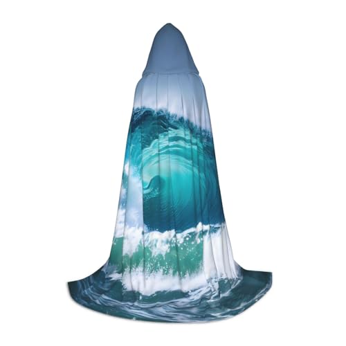 MyPiky Unisex Kapuzenumhang mit Ozeanwellen-Druck, bequem, Gothic, Halloween, Cosplay, Karneval, Vampir-Themen MyPiky Unisex Kapuzenumhang mit Ozeanwellen-Druck, bequem, Gothic, Halloween, Cosplay, Karneval, Vampir-Themen von MyPiky