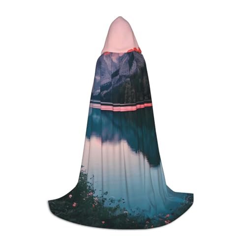 MyPiky Unisex Kapuzenumhang mit See- und Sonnenuntergangs-Druck, bequem, Gothic, Halloween, Cosplay, Karneval, Vampir-Themen MyPiky Unisex Kapuzenumhang mit See- und Sonnenuntergangs-Druck, bequem, Gothic, Halloween, Cosplay, Karneval, Vampir-Themen von MyPiky