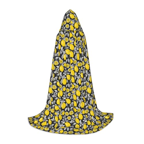 MyPiky Unisex Kapuzenumhang mit Zitronenfrucht-Muster, bequem, Gothic, Halloween, Cosplay, Karneval, Vampir-Themen MyPiky Unisex Kapuzenumhang mit Zitronenfrucht-Muster, bequem, Gothic, Halloween, Cosplay, Karneval, Vampir-Themen von MyPiky