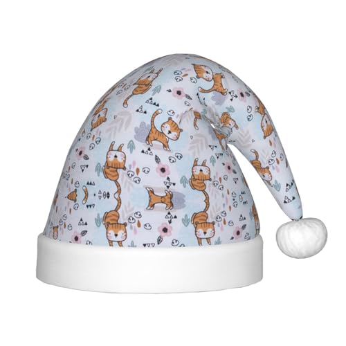 MyPiky Weihnachtsmannmütze mit Lama-Druck für Kinder und Jungen Mädchen Weihnachtsmannmütze für Kinder, Weihnachtsgeschenke MyPiky Weihnachtsmannmütze mit Lama-Druck für Kinder und Jungen Mädchen Weihnachtsmannmütze für Kinder, Weihnachtsgeschenke von MyPiky