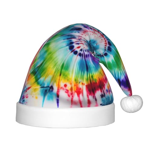 MyPiky Weihnachtsmütze mit Batikmotiv im Hippie-Stil, Weihnachtsmütze für Kinder und Jungen, Mädchen, Weihnachtsmannmütze für Kinder, Weihnachtsgeschenke MyPiky Weihnachtsmütze mit Batikmotiv im Hippie-Stil, Weihnachtsmütze für Kinder und Jungen, Mädchen, Weihnachtsmannmütze für Kinder, Weihnachtsgeschenke von MyPiky