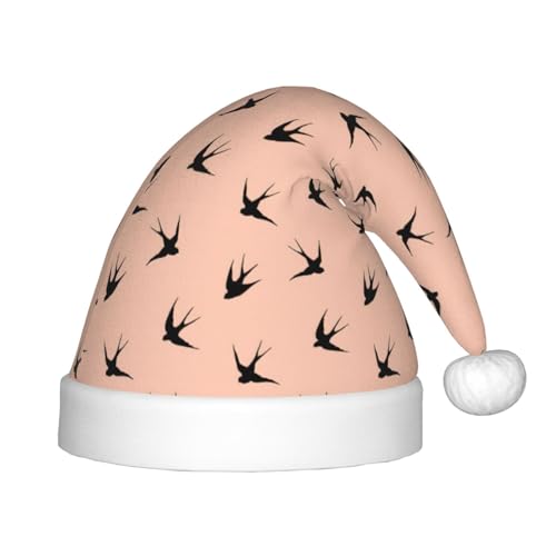 MyPiky Weihnachtsmütze mit Cartoon-Vogel-Druck, für Kinder und Jungen, Mädchen, Weihnachtsmannmütze für Kinder, Weihnachtsgeschenke MyPiky Weihnachtsmütze mit Cartoon-Vogel-Druck, für Kinder und Jungen, Mädchen, Weihnachtsmannmütze für Kinder, Weihnachtsgeschenke von MyPiky