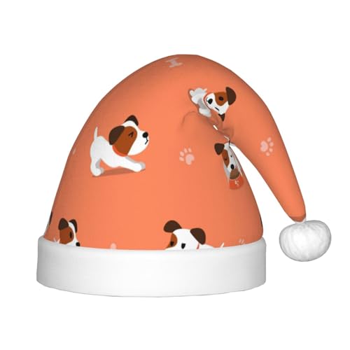 MyPiky Weihnachtsmütze mit Hund mit großen Knochen, Weihnachtsmannmütze für Kinder und Jungen, Mädchen, Weihnachtsmannmütze für Kinder, Weihnachtsgeschenke MyPiky Weihnachtsmütze mit Hund mit großen Knochen, Weihnachtsmannmütze für Kinder und Jungen, Mädchen, Weihnachtsmannmütze für Kinder, Weihnachtsgeschenke von MyPiky