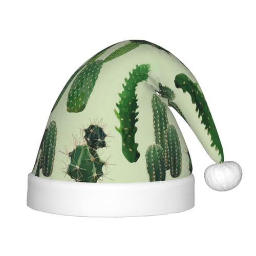 MyPiky Weihnachtsmütze mit Kaktusaufdruck, Weihnachtsmannmütze für Kinder und Jungen, Mädchen, Weihnachtsmannmütze für Kinder, Weihnachtsgeschenke MyPiky Weihnachtsmütze mit Kaktusaufdruck, Weihnachtsmannmütze für Kinder und Jungen, Mädchen, Weihnachtsmannmütze für Kinder, Weihnachtsgeschenke von MyPiky