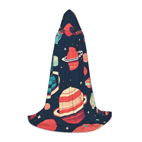 MyPiky Weltraum Planeten Druck Unisex Kapuze Bequemer Umhang Gothic Halloween Cosplay Karneval Vampir Themen MyPiky Weltraum Planeten Druck Unisex Kapuze Bequemer Umhang Gothic Halloween Cosplay Karneval Vampir Themen von MyPiky