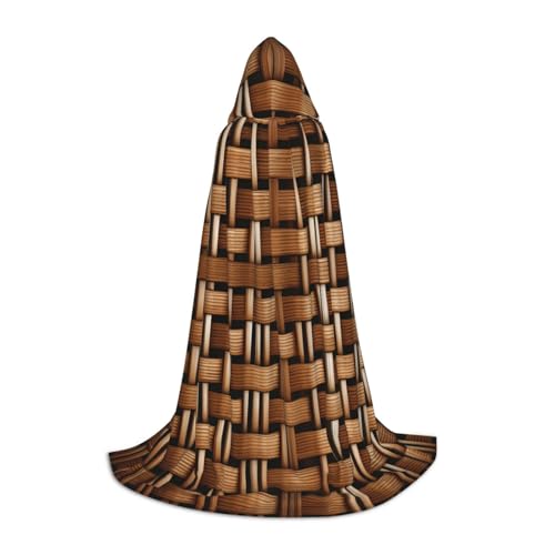 MyPiky Wicker Woven Grid Print Unisex Hooded Comfortable Cloak Gothic Halloween Cosplay Carnival Vampire Themes MyPiky Wicker Woven Grid Print Unisex Hooded Comfortable Cloak Gothic Halloween Cosplay Carnival Vampire Themes von MyPiky