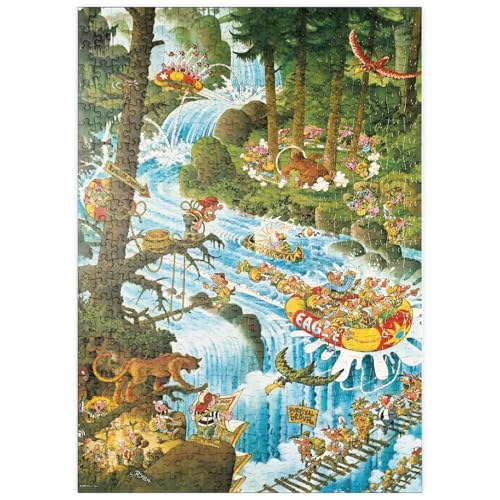 Action - Michael Ryba - Cartoon Classics - Premium 500 Teile Puzzle - MyPuzzle Sonderkollektion von Heye Puzzle von MyPuzzle.com