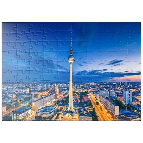 MyPuzzle Berliner Fernsehturm - Premium 100 Teile Puzzle - MyPuzzle Sonderkollektion von Puzzle Galaxy von MyPuzzle.com