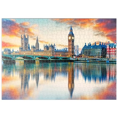 MyPuzzle Big Ben und Parlamentsgebäude, London, England - Premium 500 Teile Puzzle - MyPuzzle Sonderkollektion von Puzzle Galaxy von MyPuzzle.com