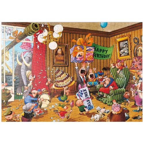 MyPuzzle Birthday - Jean-Jacques Loup - Cartoon Classics - Premium 1000 Teile Puzzle - MyPuzzle Sonderkollektion von Heye Puzzle MyPuzzle Birthday - Jean-Jacques Loup - Cartoon Classics - Premium 1000 Teile Puzzle - MyPuzzle Sonderkollektion von Heye Puzzle von MyPuzzle.com
