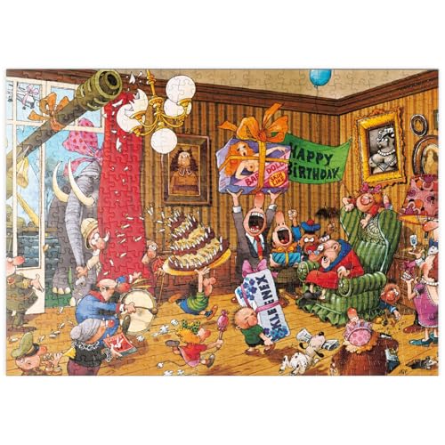 MyPuzzle Birthday - Jean-Jacques Loup - Cartoon Classics - Premium 500 Teile Puzzle - MyPuzzle Sonderkollektion von Heye Puzzle MyPuzzle Birthday - Jean-Jacques Loup - Cartoon Classics - Premium 500 Teile Puzzle - MyPuzzle Sonderkollektion von Heye Puzzle von MyPuzzle.com