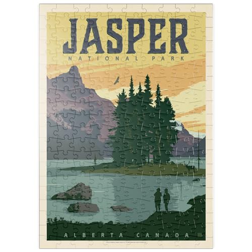 Canada: Jasper National Park, Vintage Poster - Premium 200 Teile Puzzle - MyPuzzle Sonderkollektion von Anderson Design Group von MyPuzzle.com
