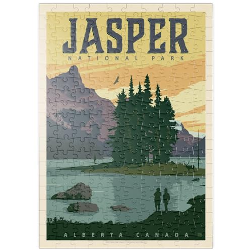 Canada: Jasper National Park, Vintage Poster - Premium 200 Teile Puzzle - MyPuzzle Sonderkollektion von Anderson Design Group von MyPuzzle.com