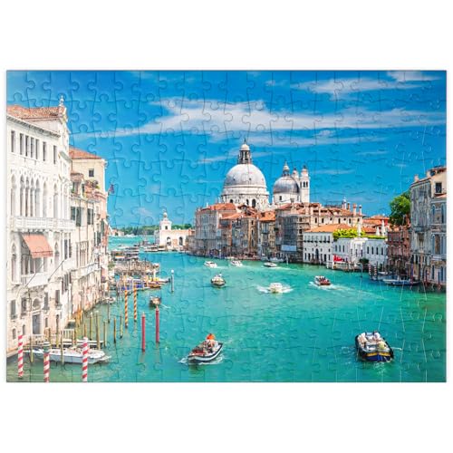 MyPuzzle Canal Grande bei Sonnenschein im Sommer, Venedig, Italien - Premium 200 Teile Puzzle - MyPuzzle Sonderkollektion von Puzzle Galaxy von MyPuzzle.com