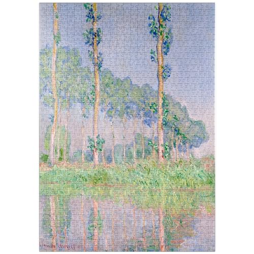 Claude Monet's Poplars, Pink Effect (1891) - Premium 1000 Teile Puzzle - MyPuzzle Sonderkollektion von Æpyornis von MyPuzzle.com