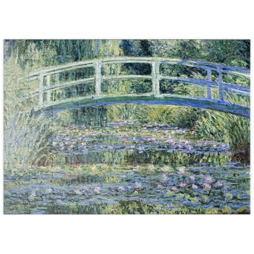 Claude Monet's Water Lilies and Japanese Bridge (1899) - Premium 100 Teile Puzzle - MyPuzzle Sonderkollektion von Æpyornis von MyPuzzle.com