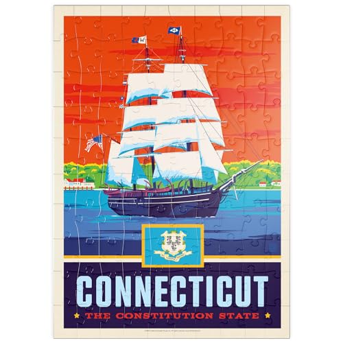 Connecticut: The Constitution State - Premium 100 Teile Puzzle - MyPuzzle Sonderkollektion von Anderson Design Group von MyPuzzle.com